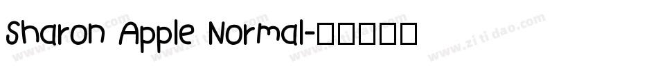 Sharon Apple Normal字体转换